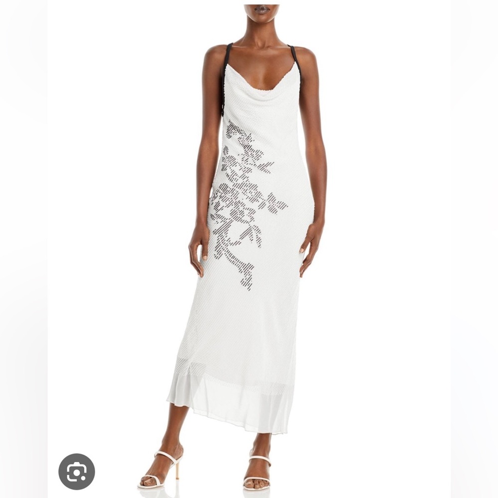 Cushnie silk beaded dress